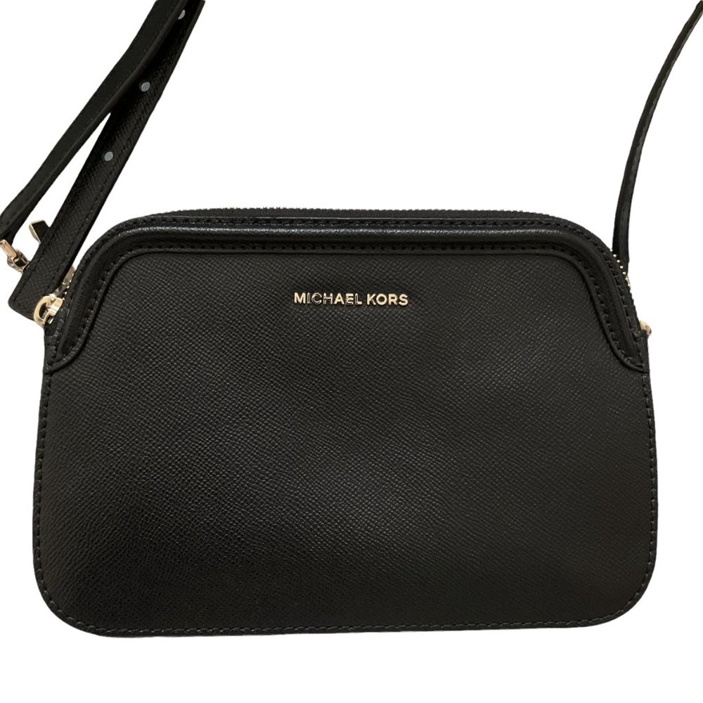 Michael Kors Houston Leather Double-Zip Crossbody